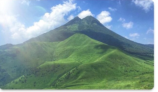由布岳の風景